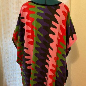 Nooworks Circle Dress Blue Static Blue